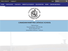 Tablet Screenshot of cma.schools.smcdsb.on.ca