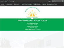 Tablet Screenshot of mcl.schools.smcdsb.on.ca